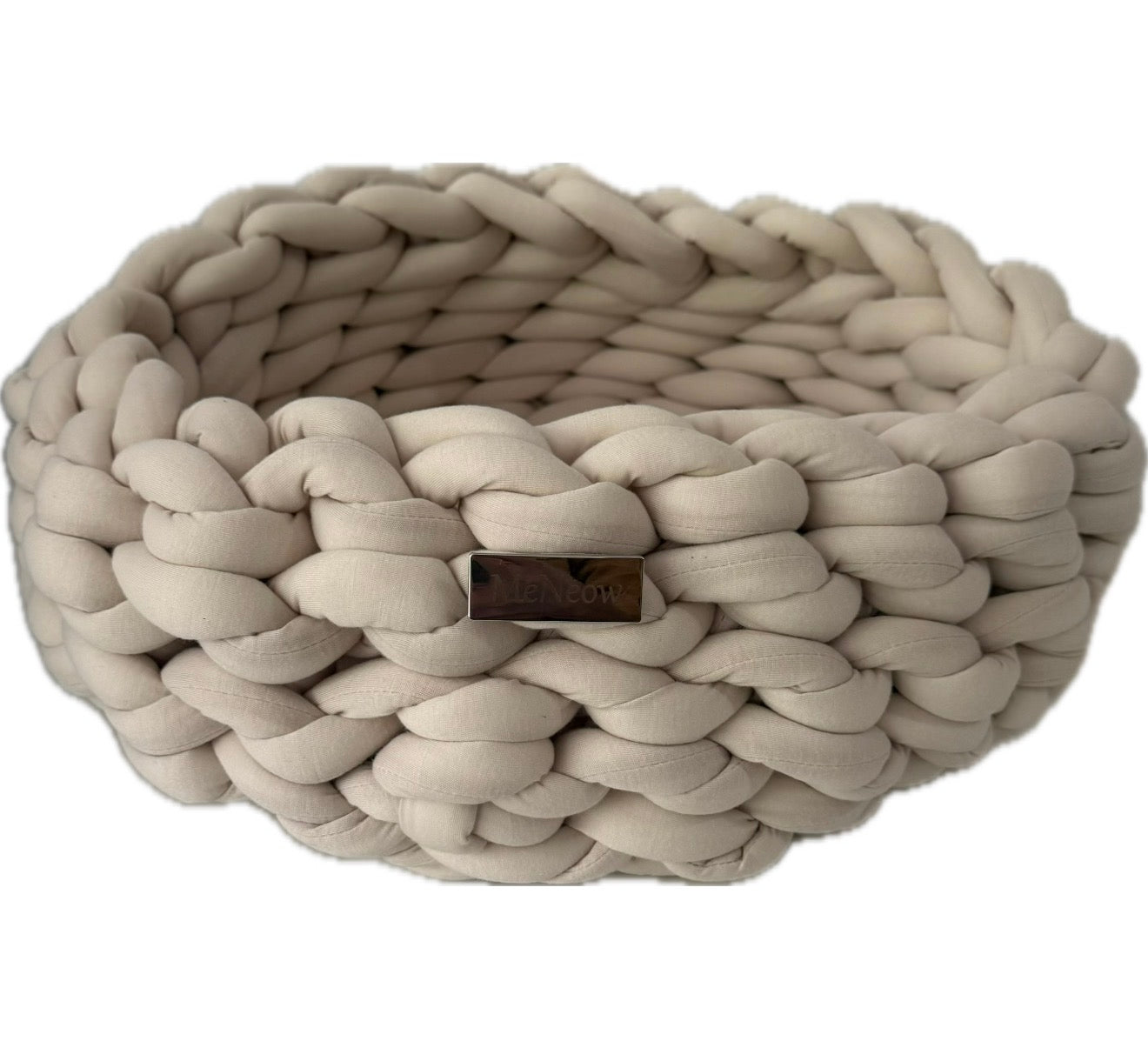 Chunky Handmade Braided Cat Bed