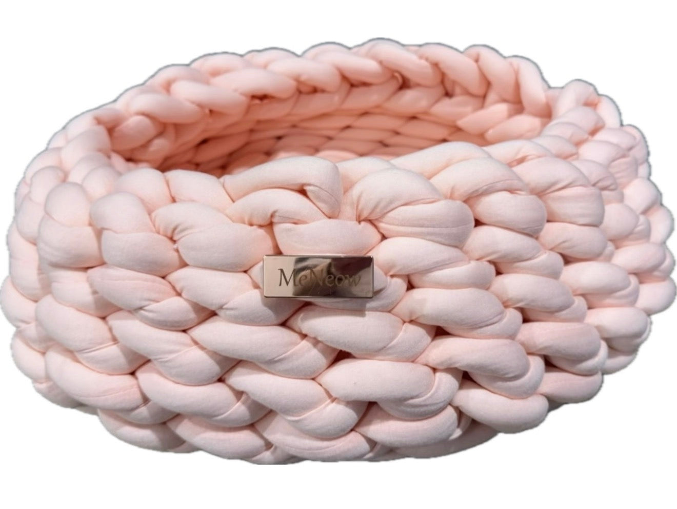 Chunky Handmade Braided Cat Bed