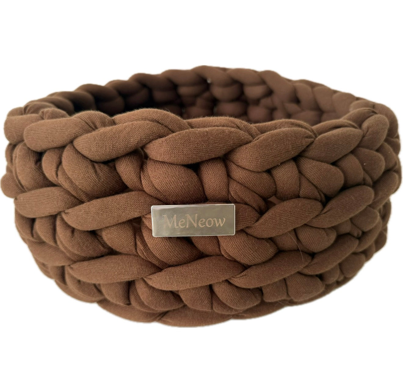 Chunky Handmade Braided Cat Bed