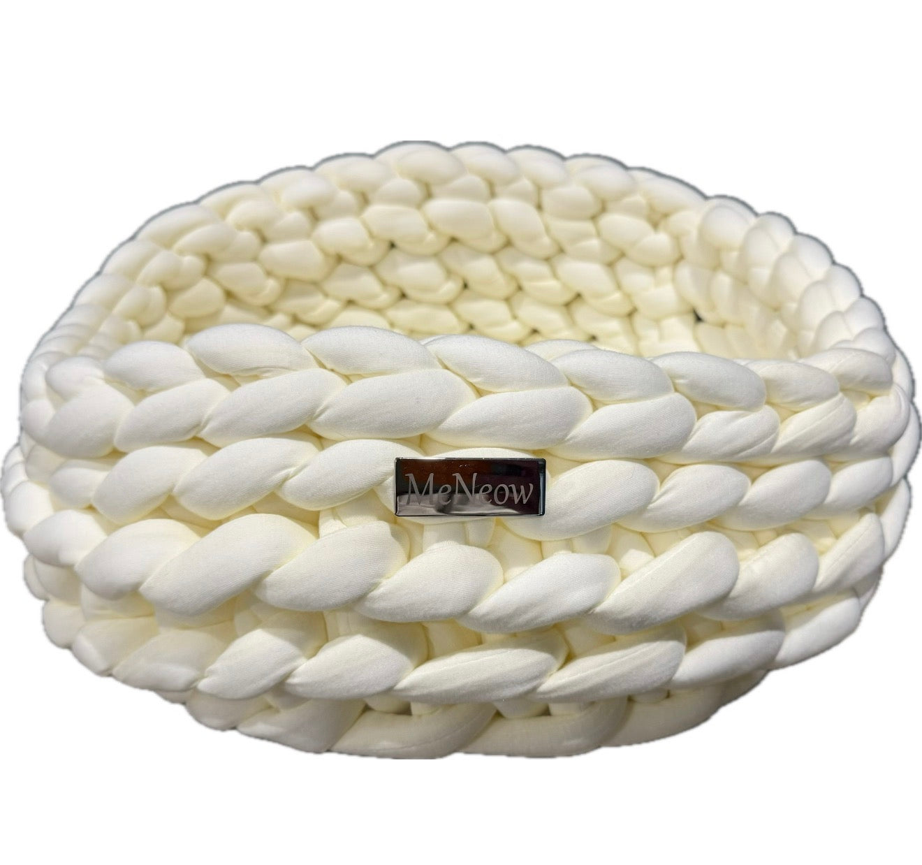 Chunky Handmade Braided Cat Bed