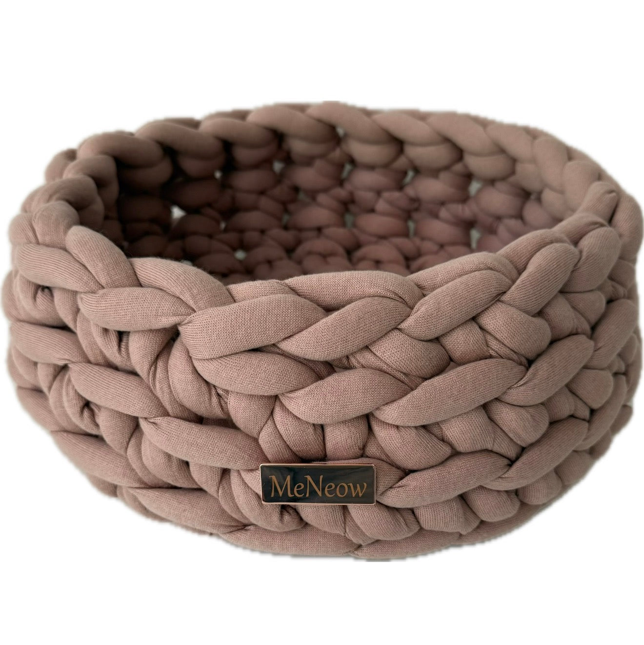Chunky Handmade Braided Cat Bed