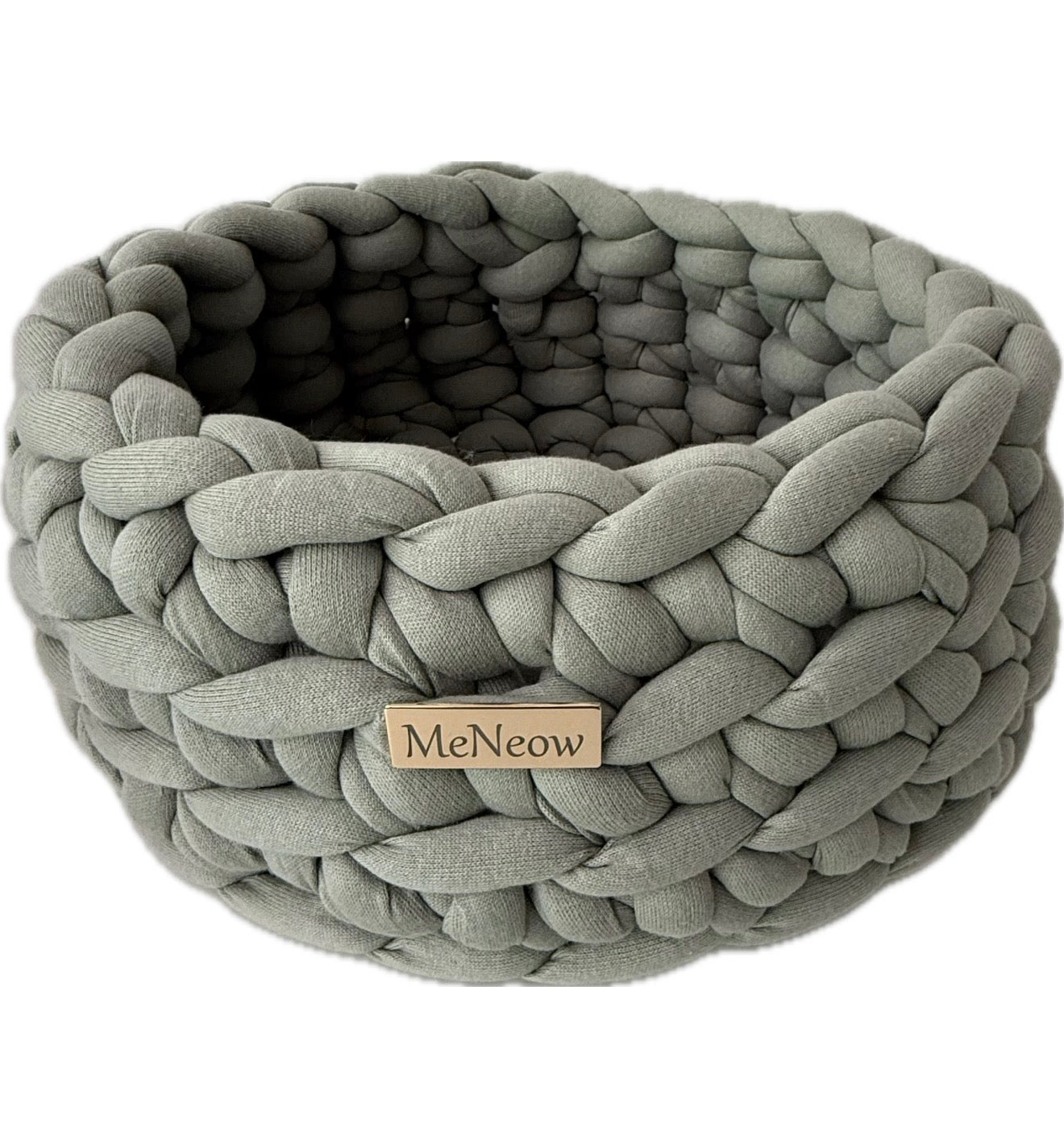 Chunky Handmade Braided Cat Bed