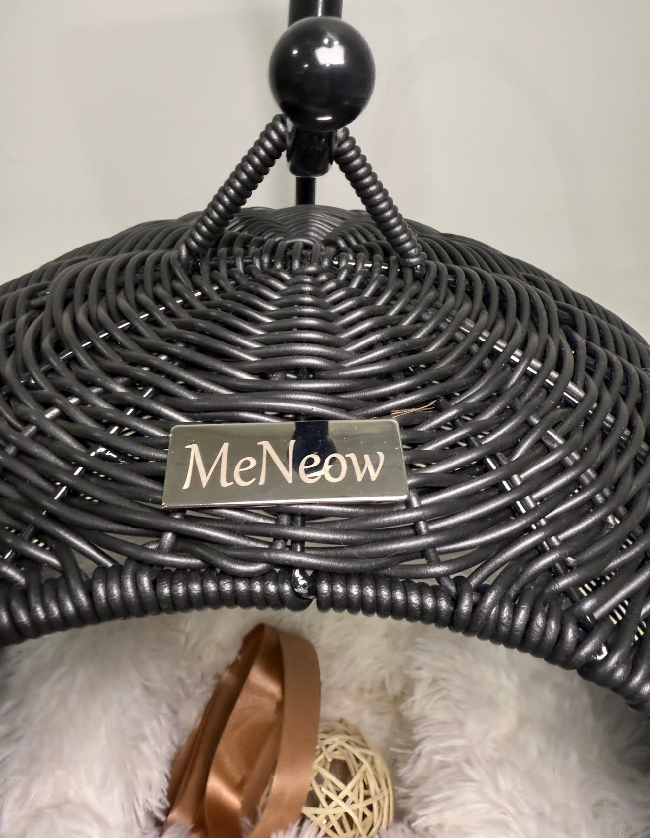 Rattan Hanging Cat Dome
